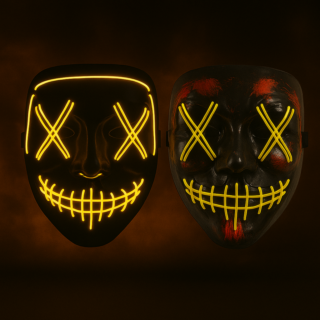 😈 Masque LED Halloween Lumineux