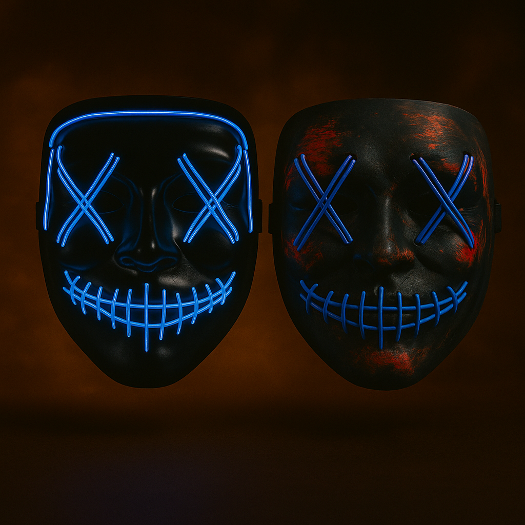 😈 Masque LED Halloween Lumineux
