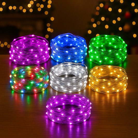 Guirlande LED Cuivrée