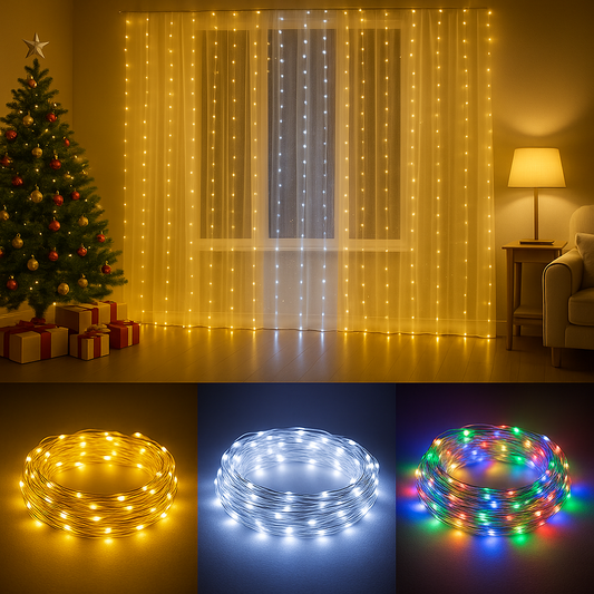 Rideau Lumineux de Noël